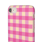 Pink Gingham Phone Case