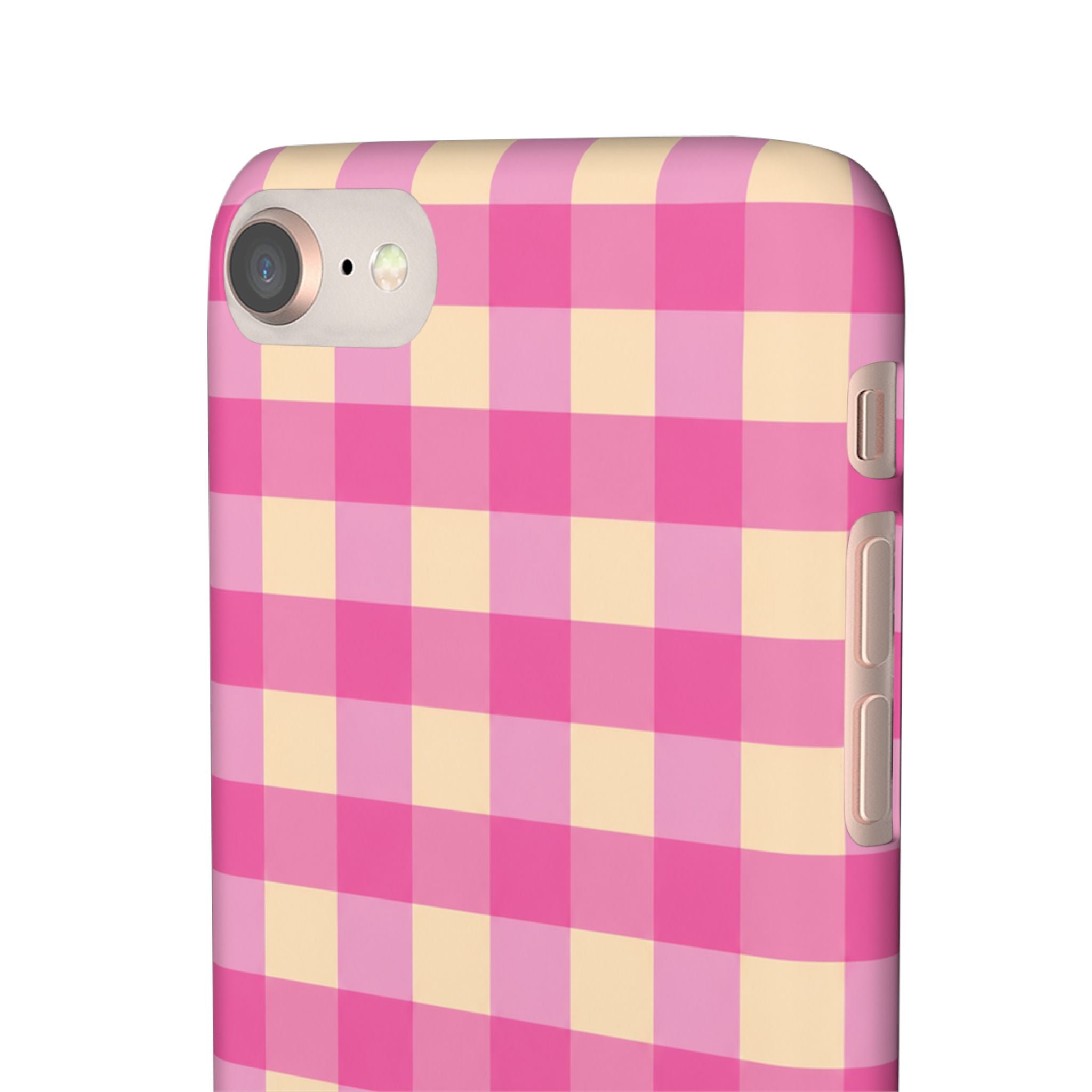 Pink Gingham Phone Case