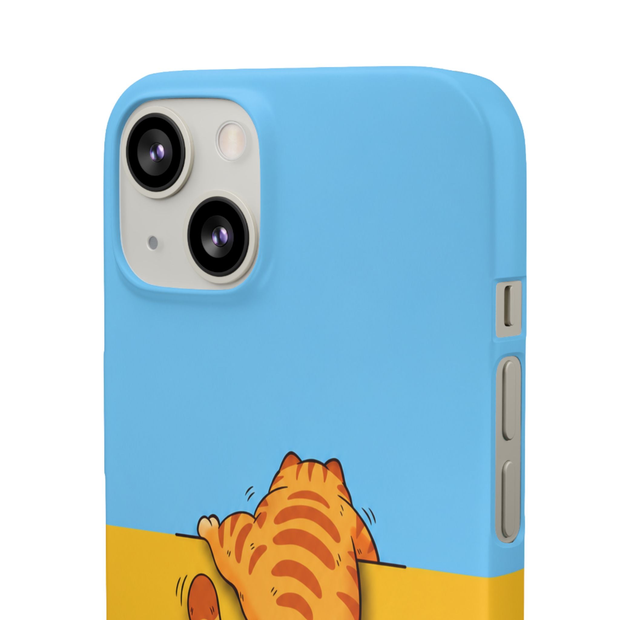 Peekaboo Orange Cat Phone Case