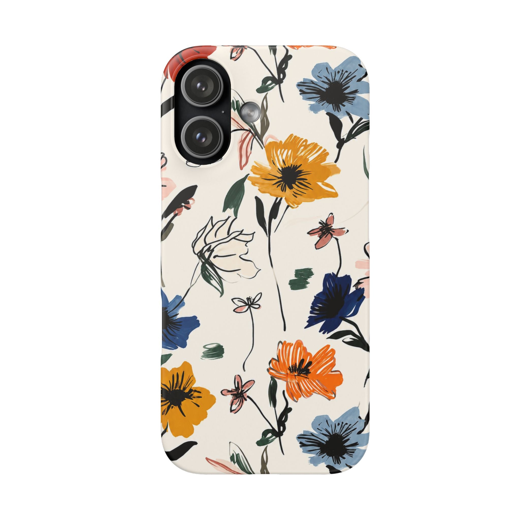 Wildflower Sketch Phone Case