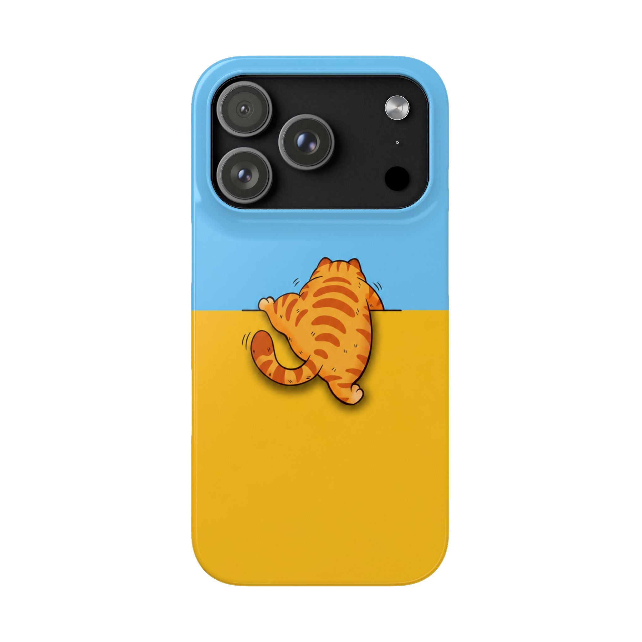Peekaboo Orange Cat Phone Case