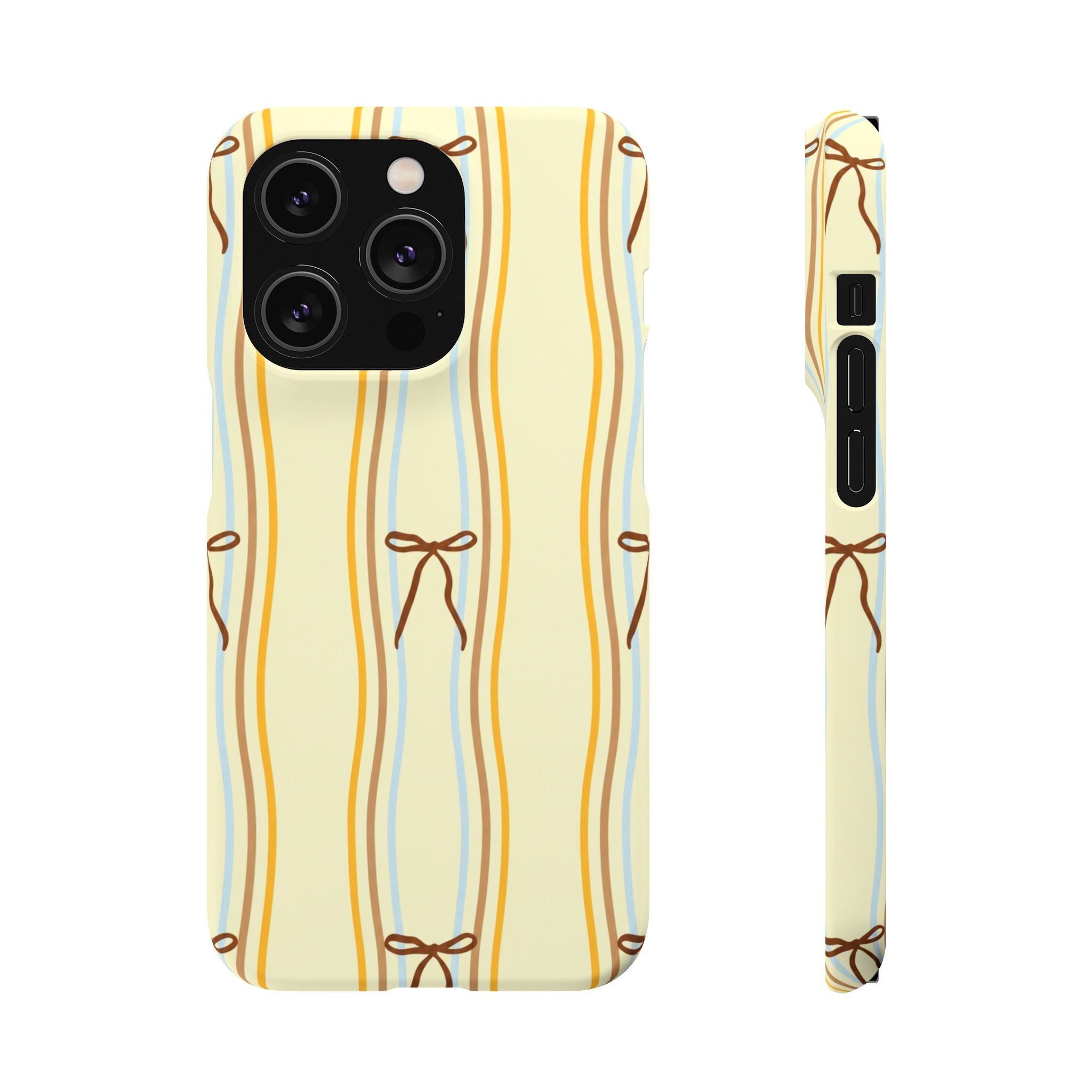 Bow Stripe Phone Case