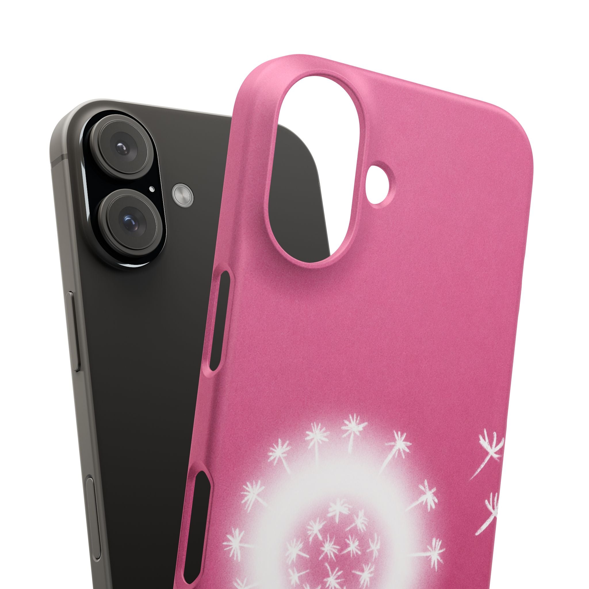 Pink Dandelion Phone Case