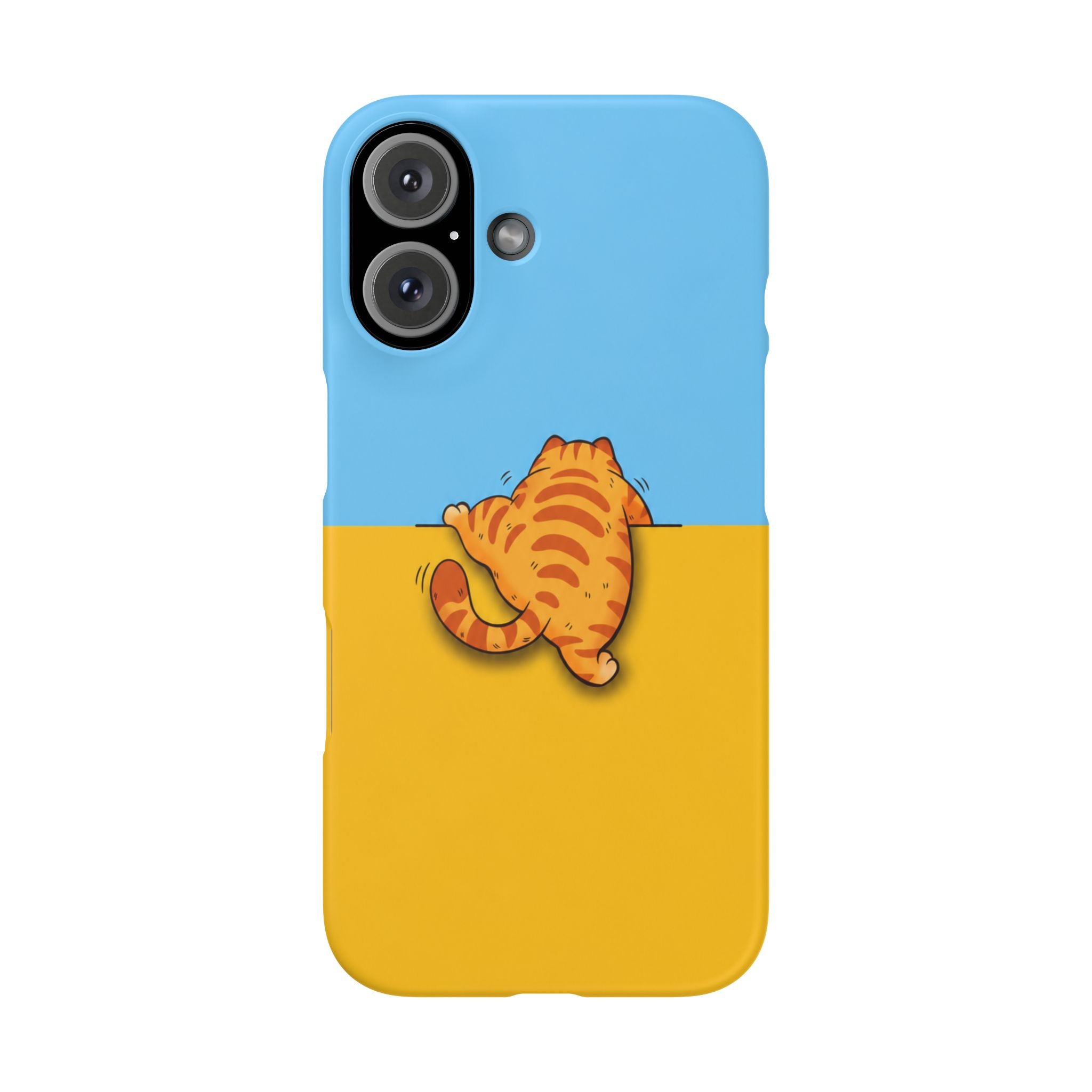 Peekaboo Orange Cat Phone Case