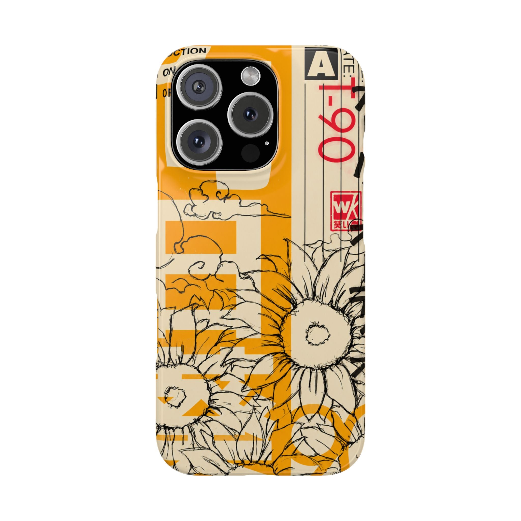 Retro Cassette Floral Phone Case