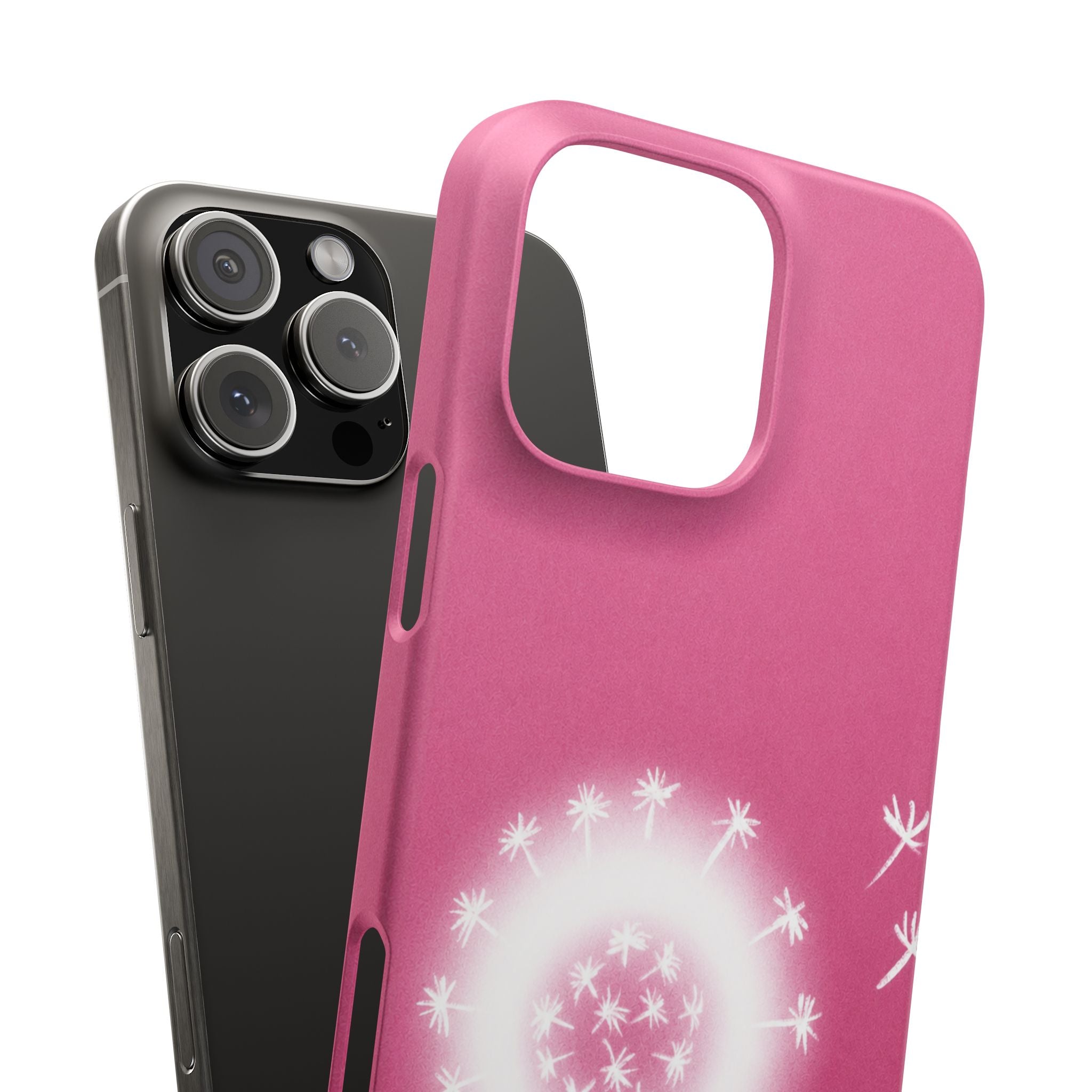 Pink Dandelion Phone Case