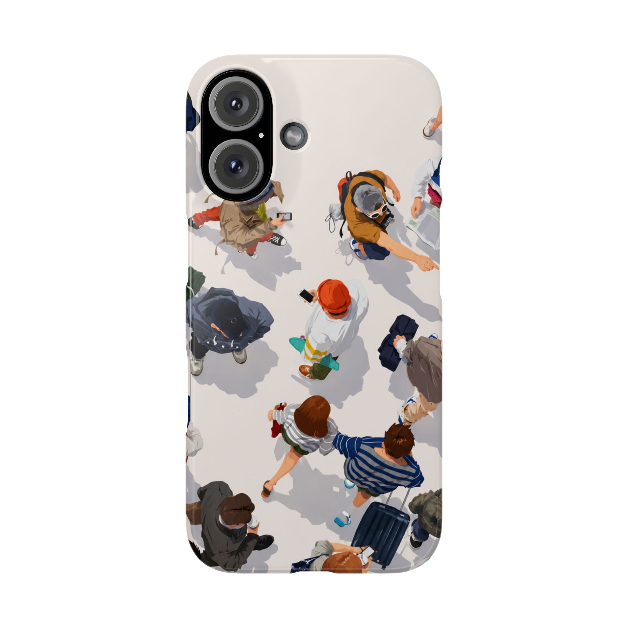 City Crowd Aesthetic Phone Case