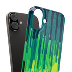 Liquid Emerald – Abstract Drip Phone Case