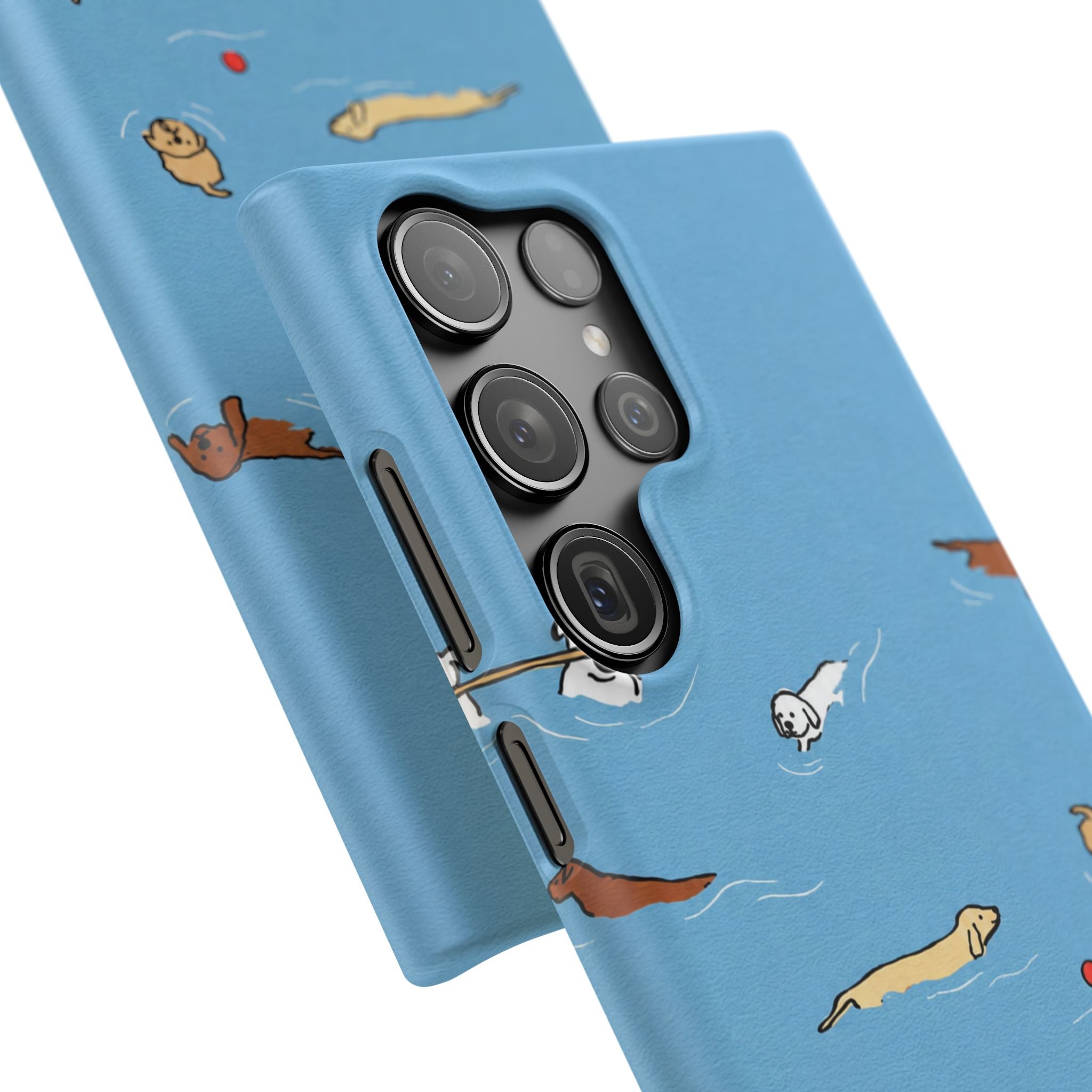 Swimming Dogs Phone Case