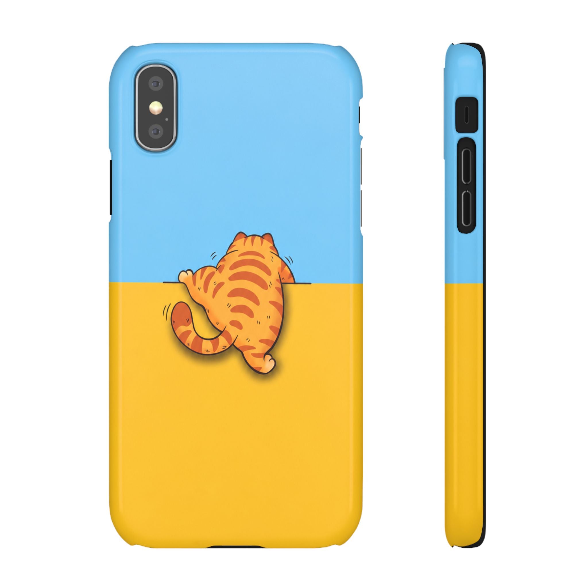 Peekaboo Orange Cat Phone Case