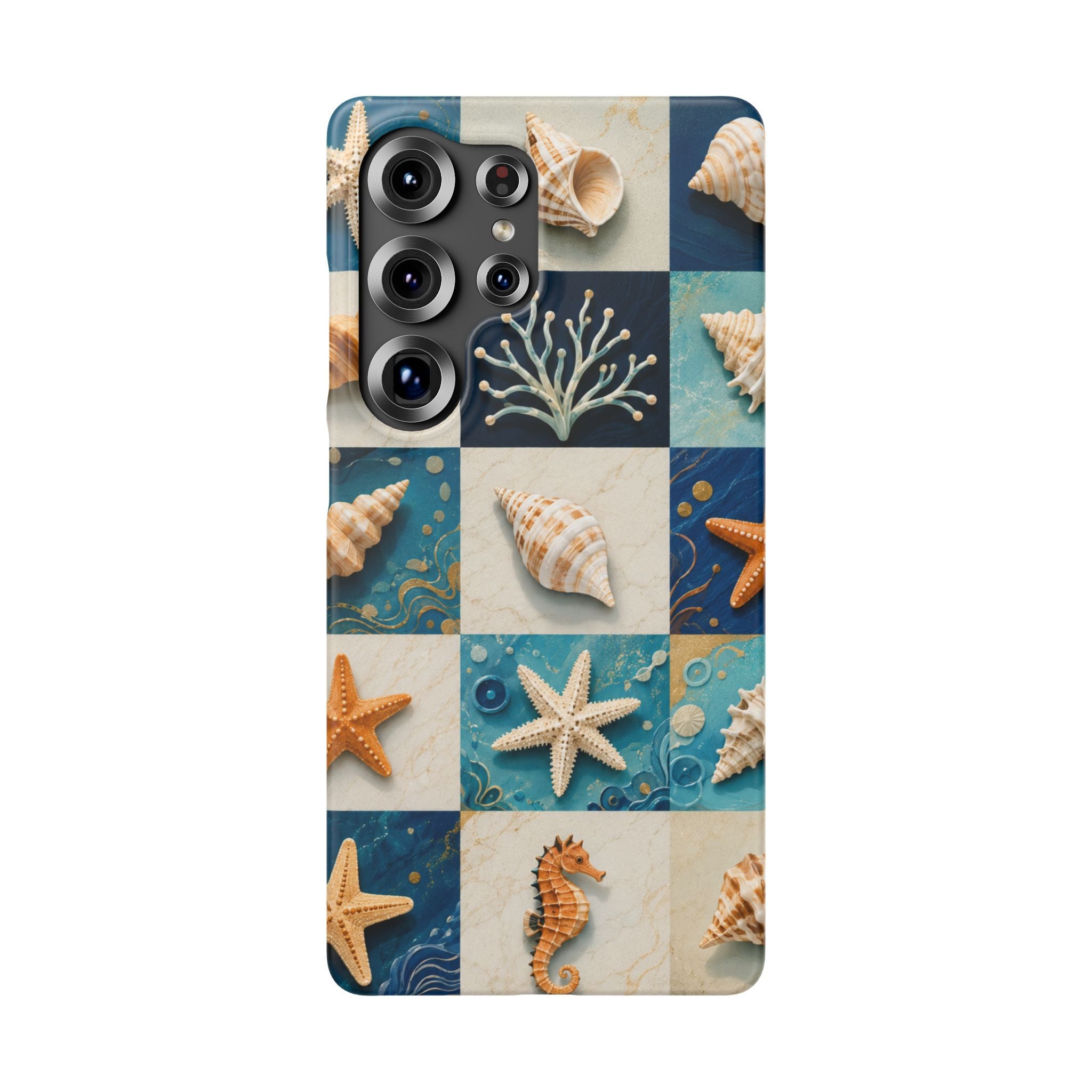 Coastal Seashell Mosaic Phone Case