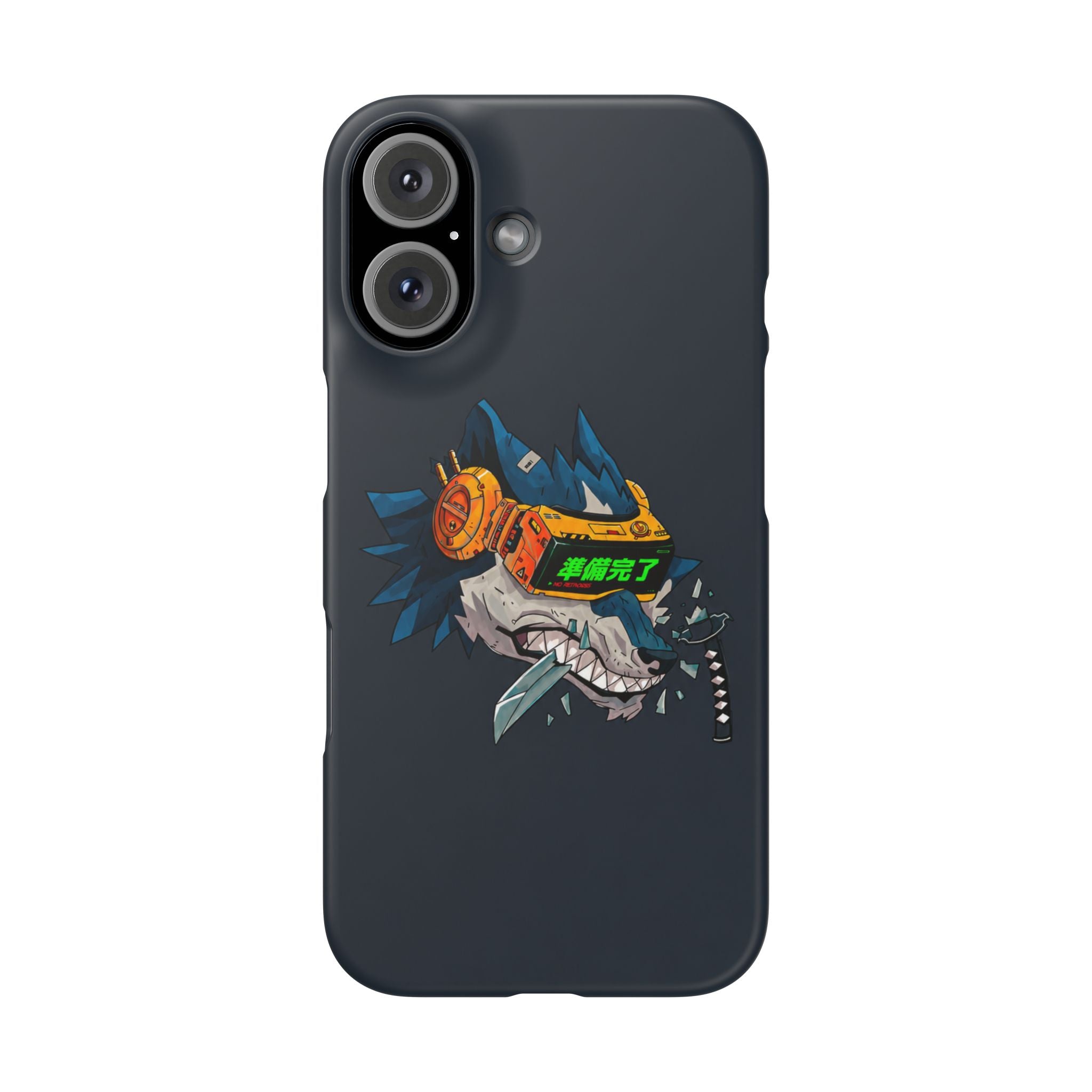Cyberpunk Wolf Phone Case
