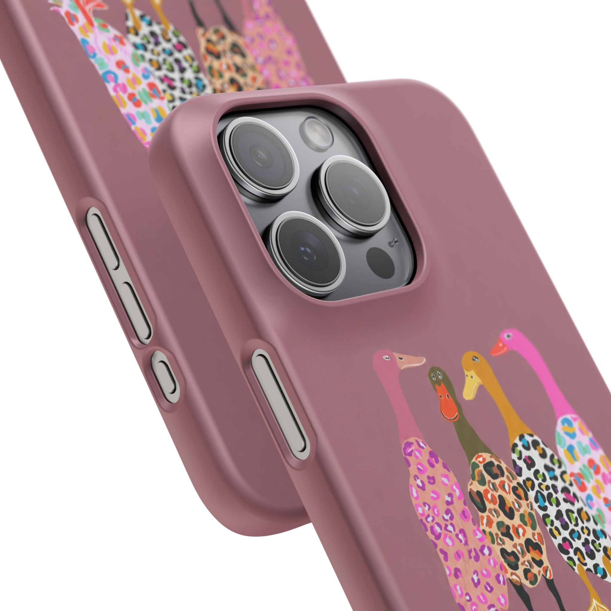 Colorful Leopard Ducks Phone Case