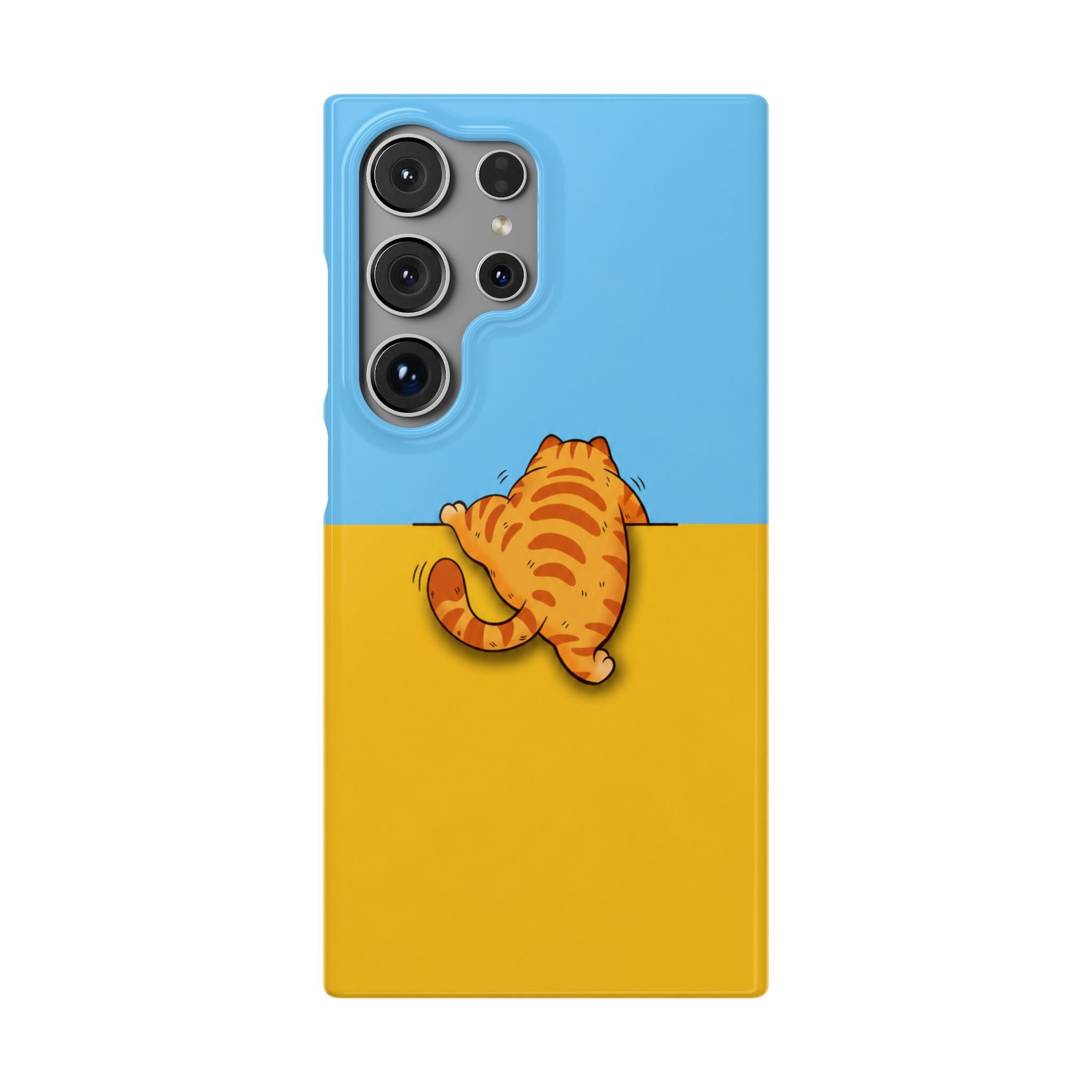 Peekaboo Orange Cat Phone Case