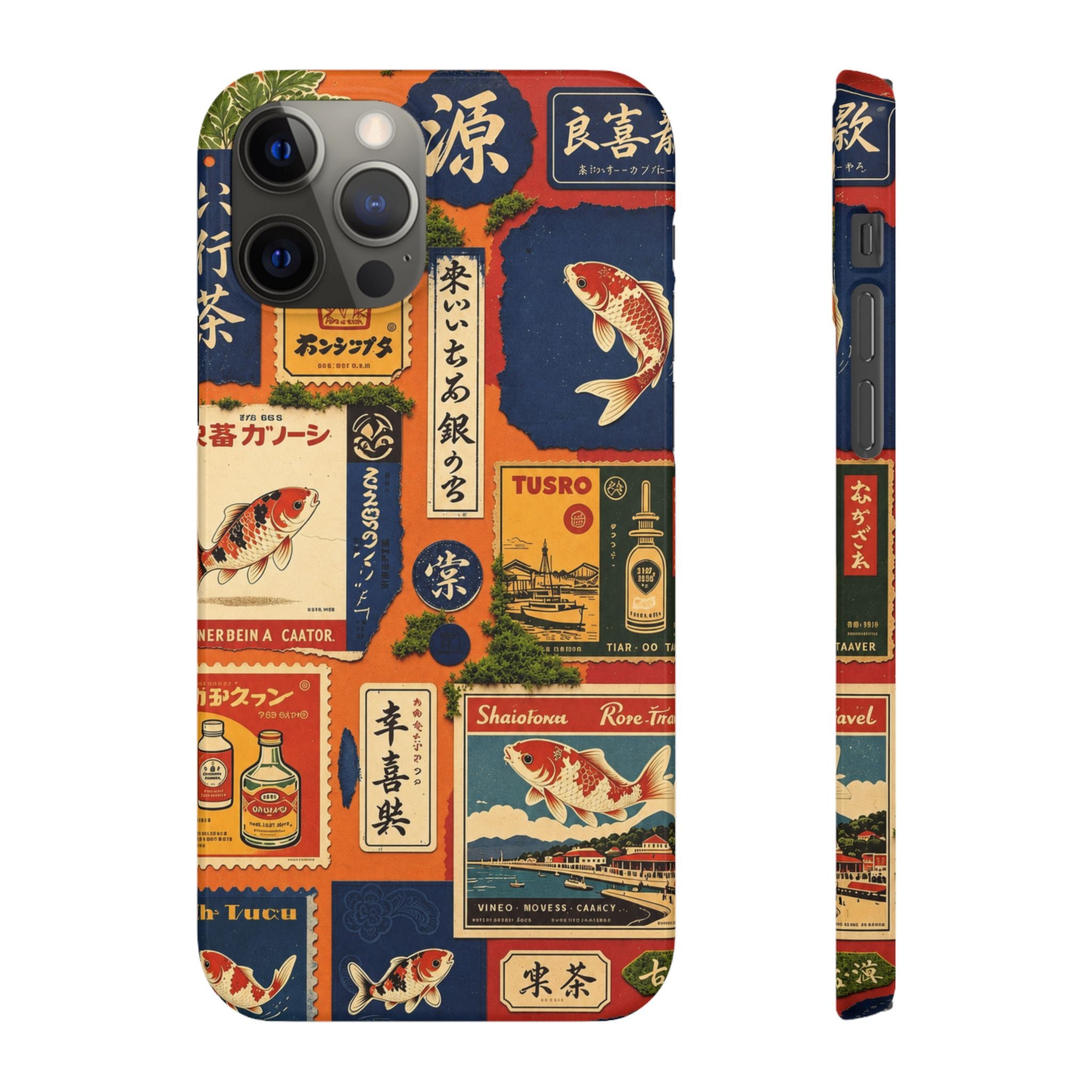 Vintage Japanese Koi Phone Case