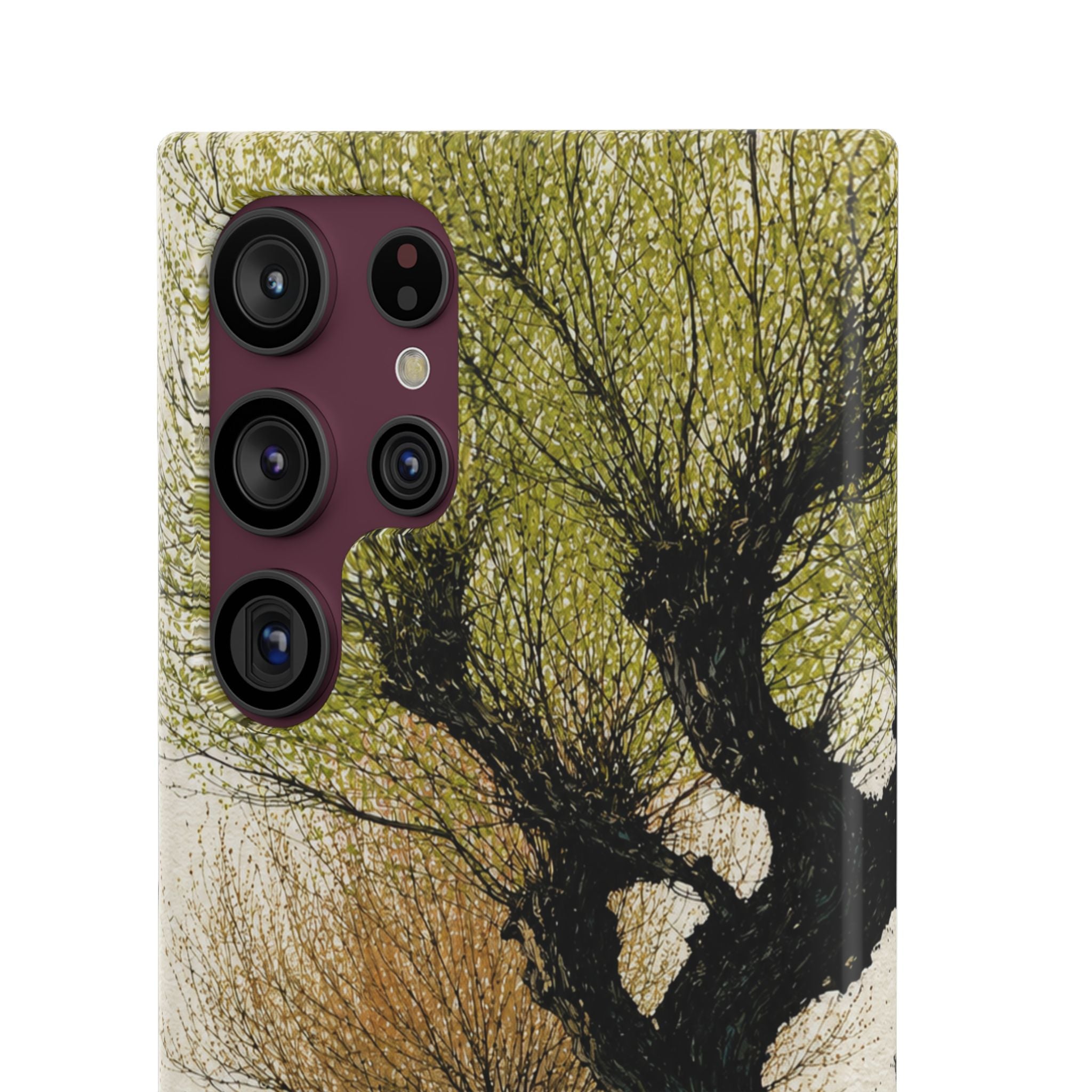 Serene Willow Landscape Phone Case