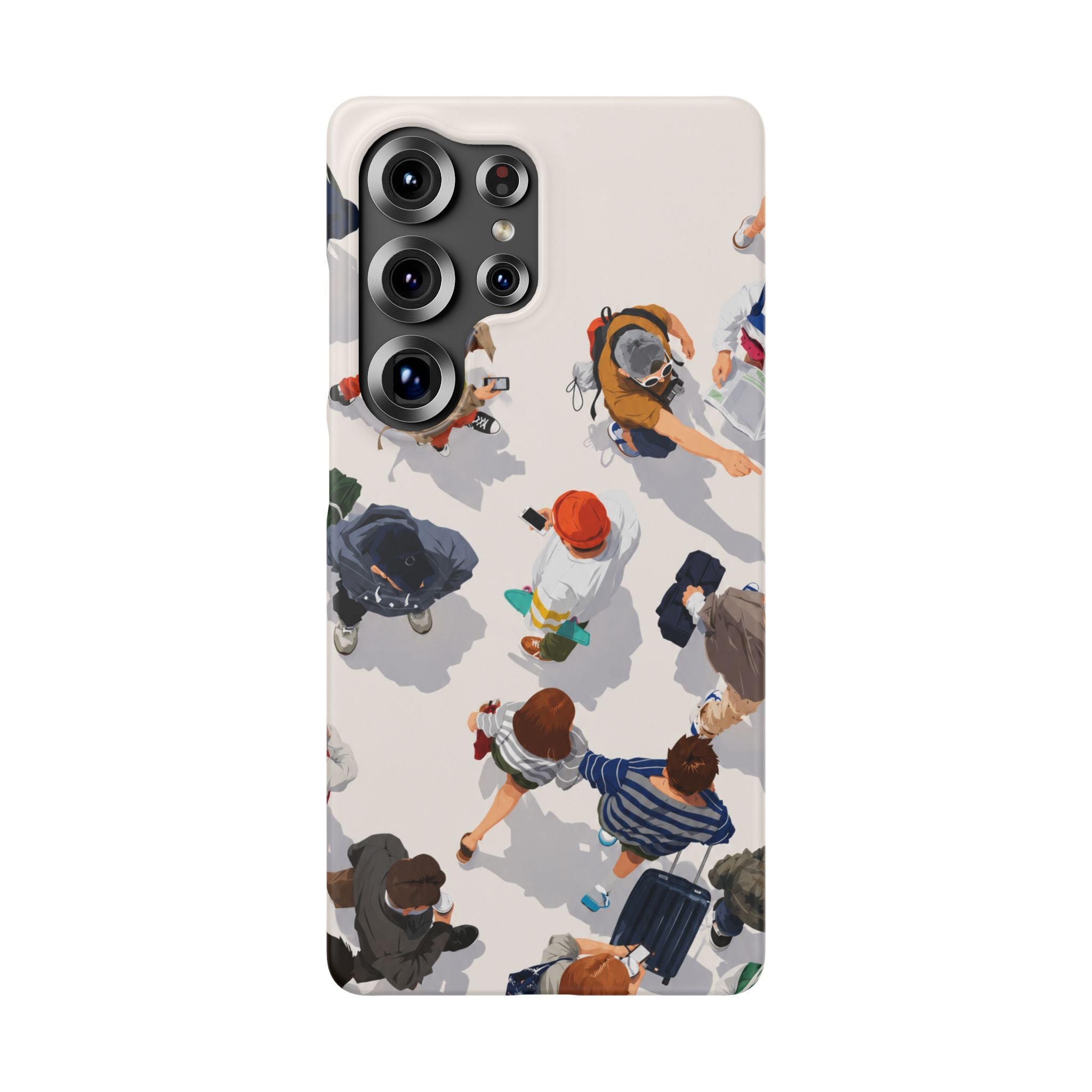 City Crowd Aesthetic Phone Case