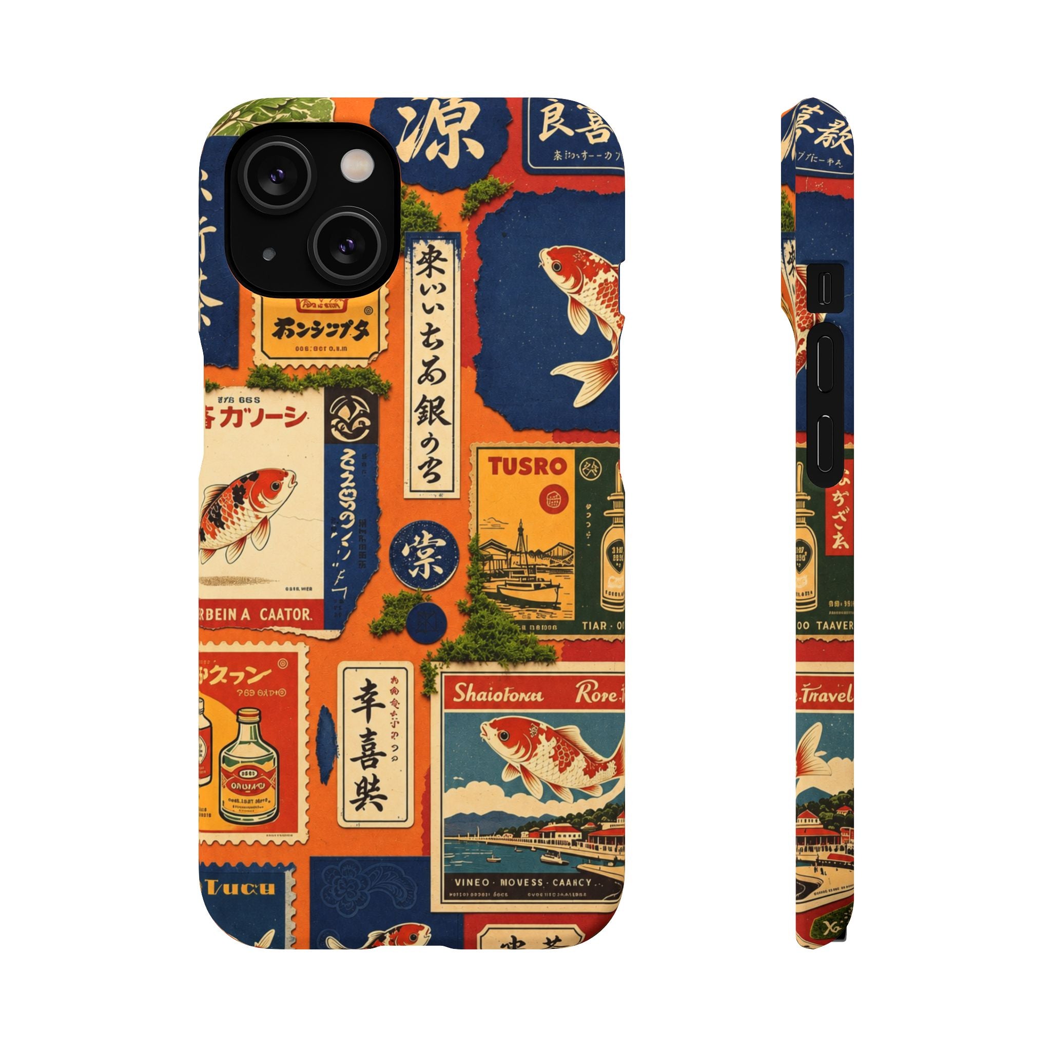 Vintage Japanese Koi Phone Case
