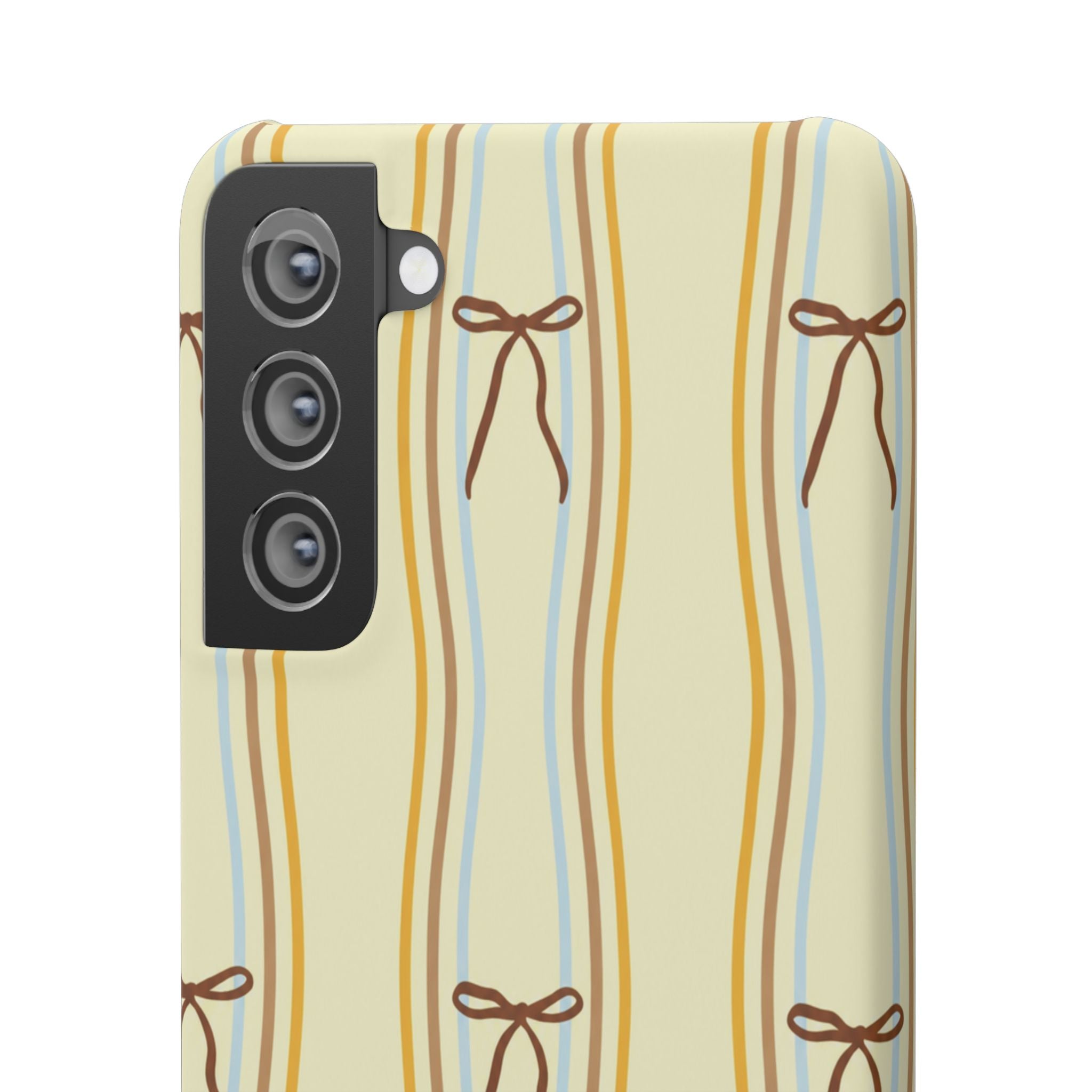 Bow Stripe Phone Case