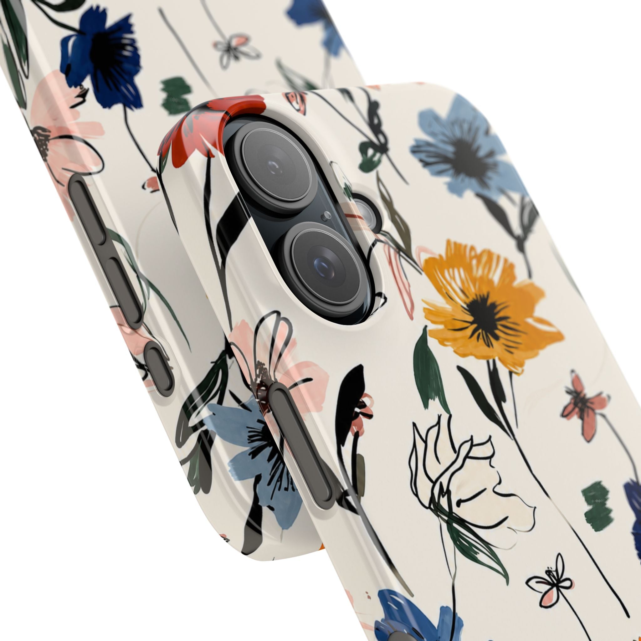 Wildflower Sketch Phone Case