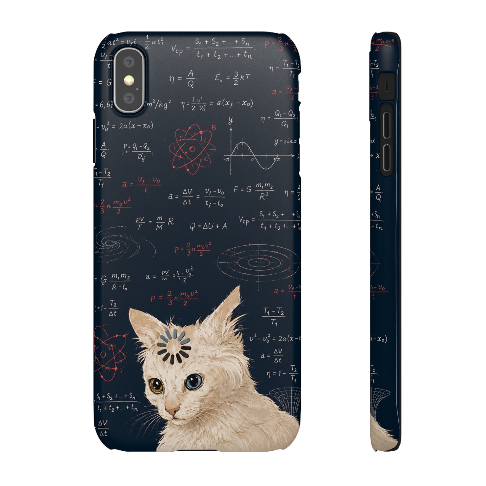 Quantum Kitty Physics Phone Case