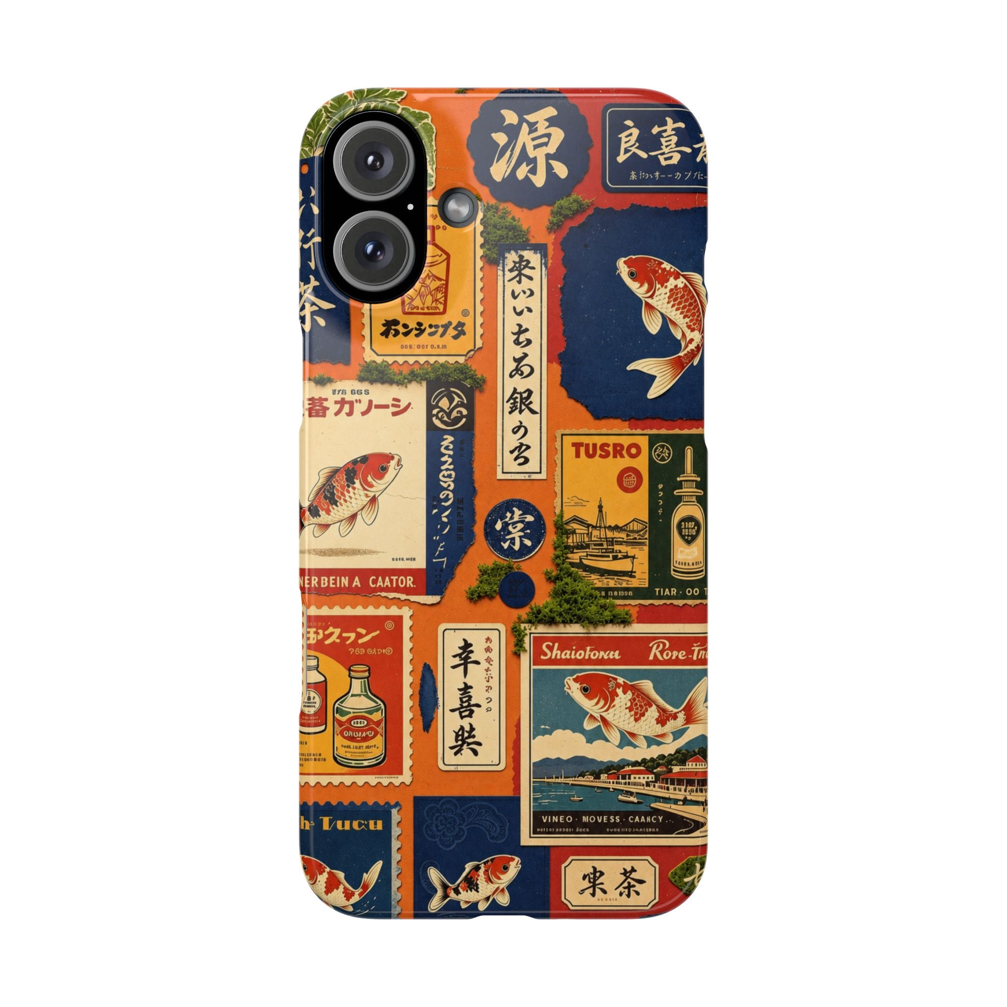 Vintage Japanese Koi Phone Case