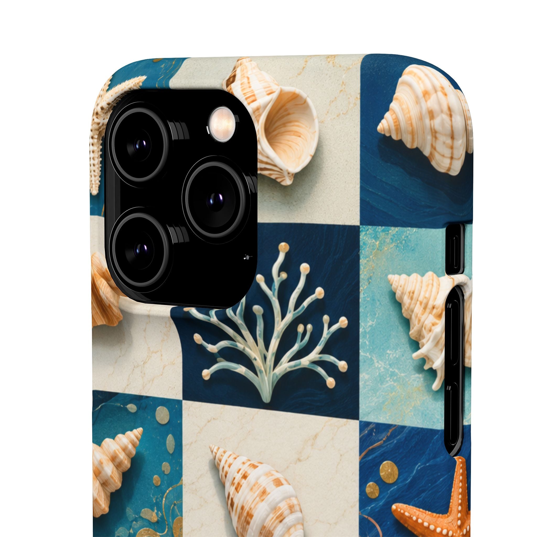 Coastal Seashell Mosaic Phone Case