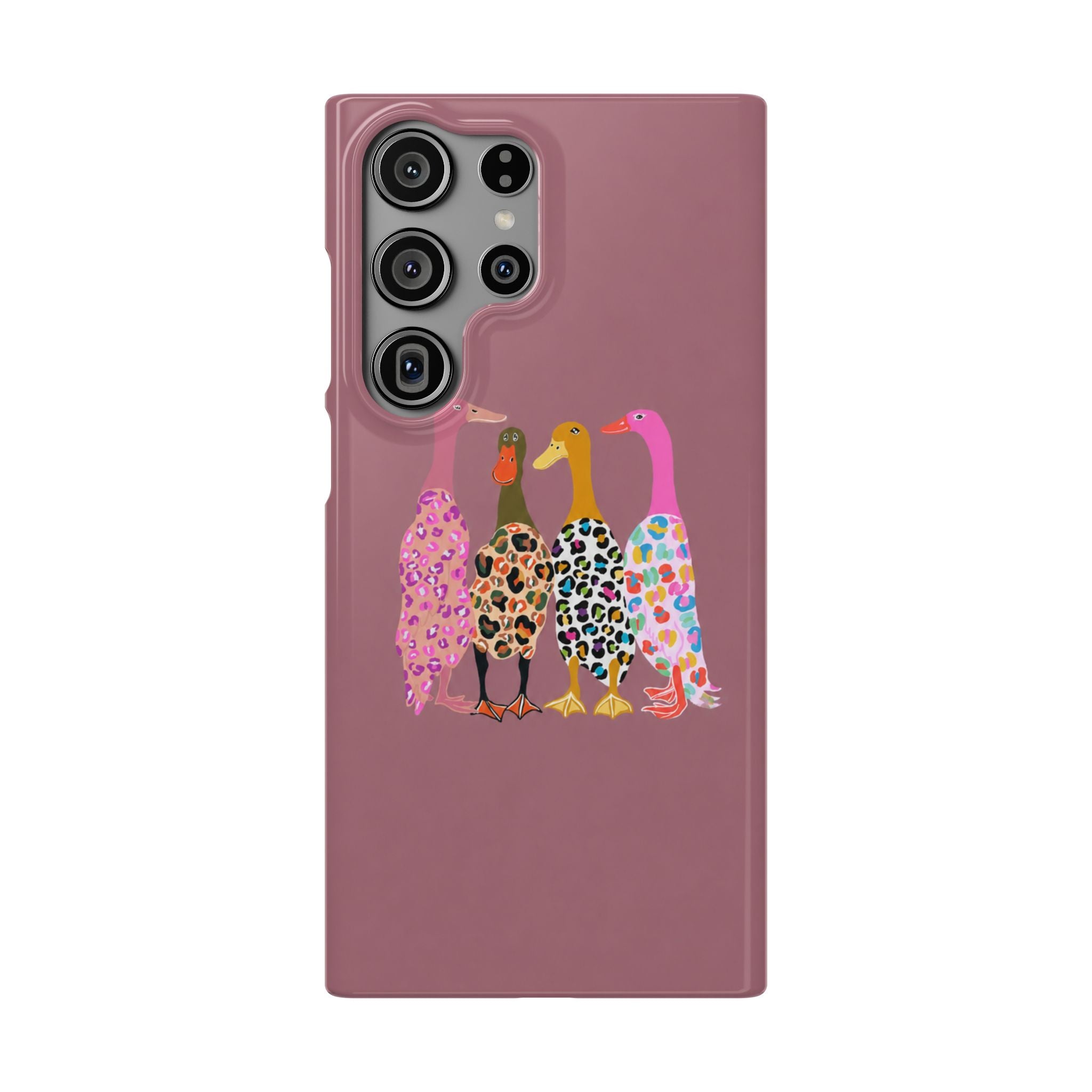 Colorful Leopard Ducks Phone Case