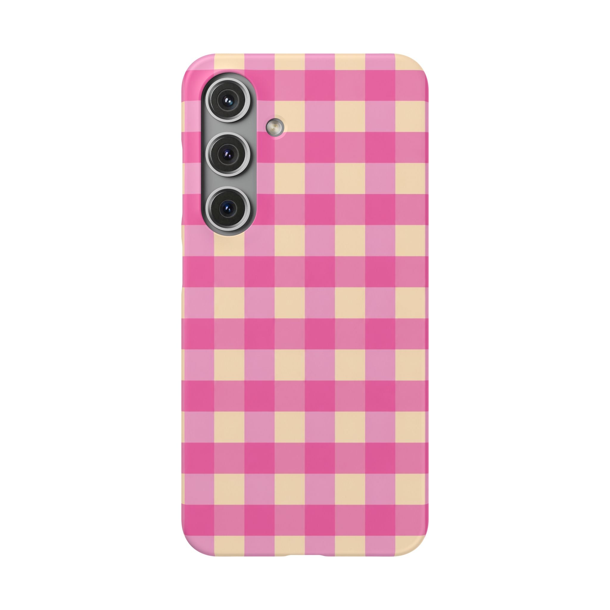 Pink Gingham Phone Case