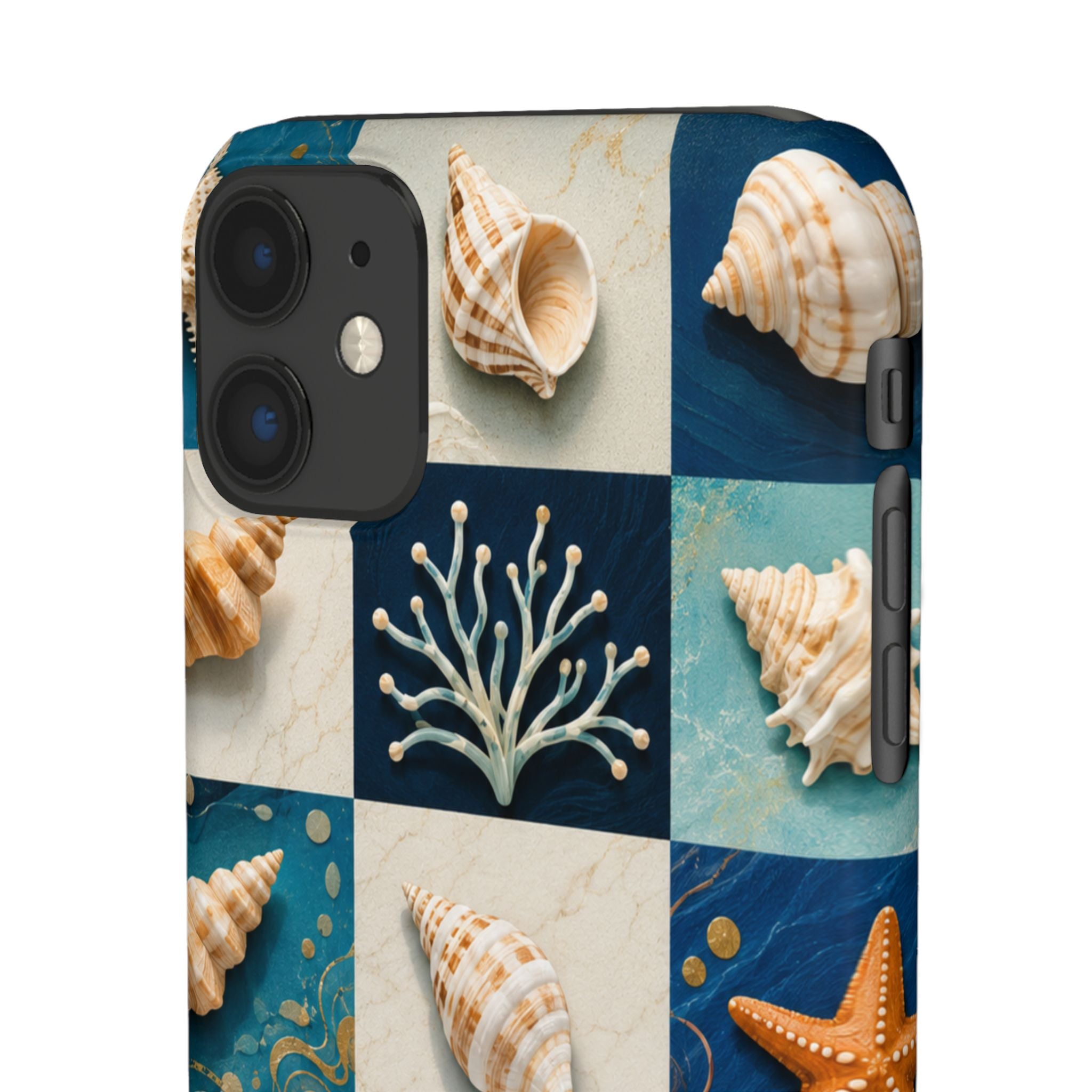 Coastal Seashell Mosaic Phone Case