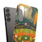 Abstract Baseball Stadium Phone Case
