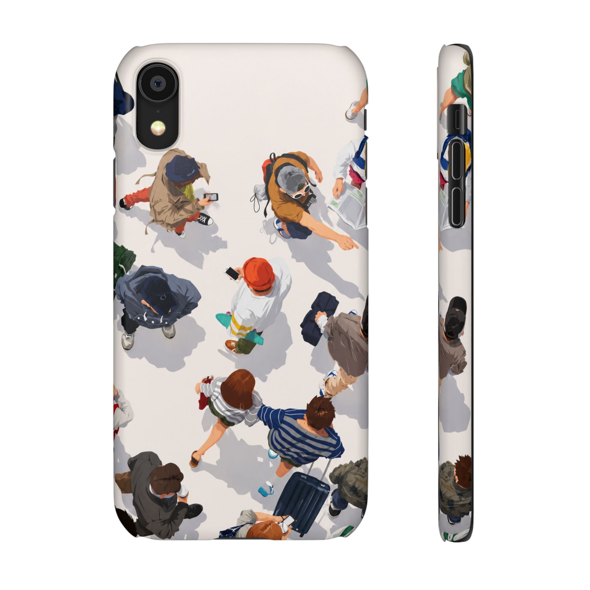 City Crowd Aesthetic Phone Case
