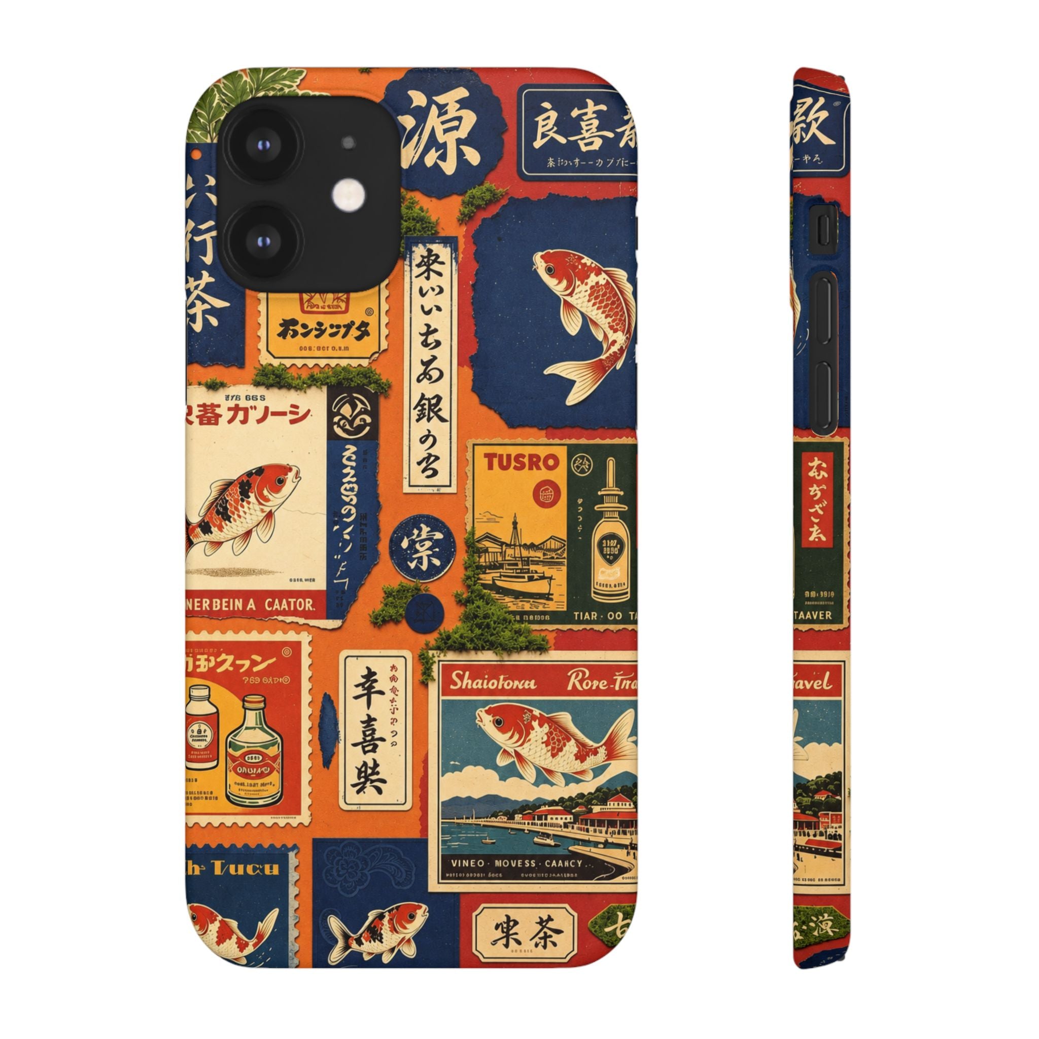 Vintage Japanese Koi Phone Case