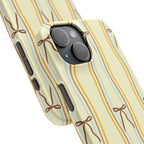 Bow Stripe Phone Case