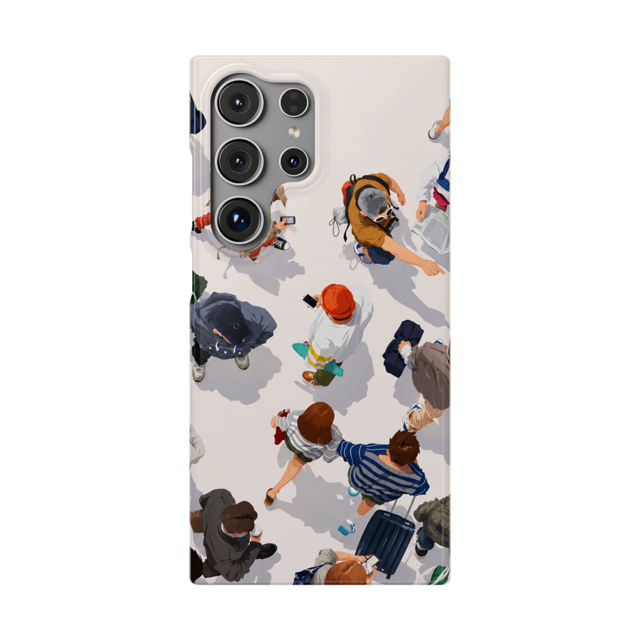 City Crowd Aesthetic Phone Case