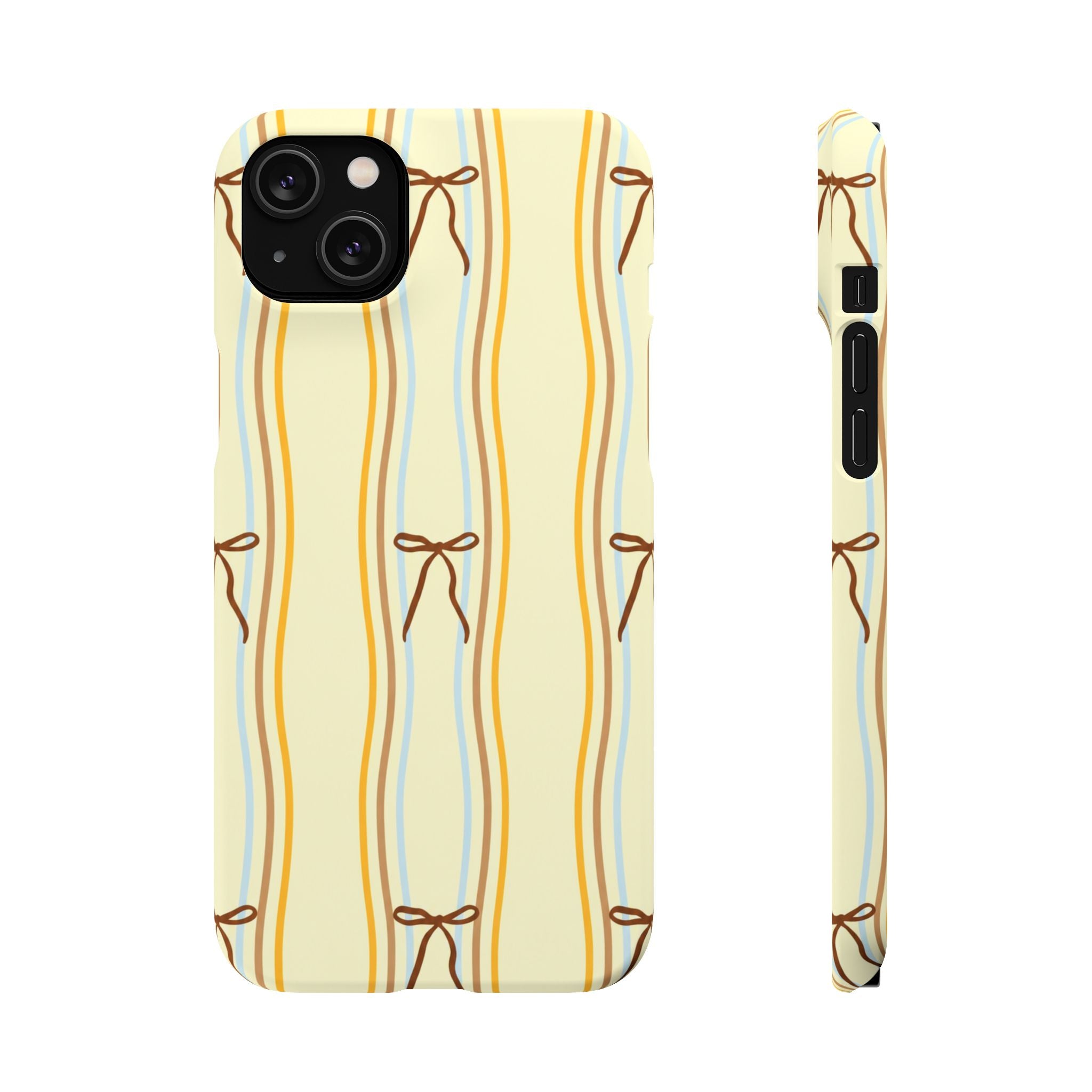 Bow Stripe Phone Case