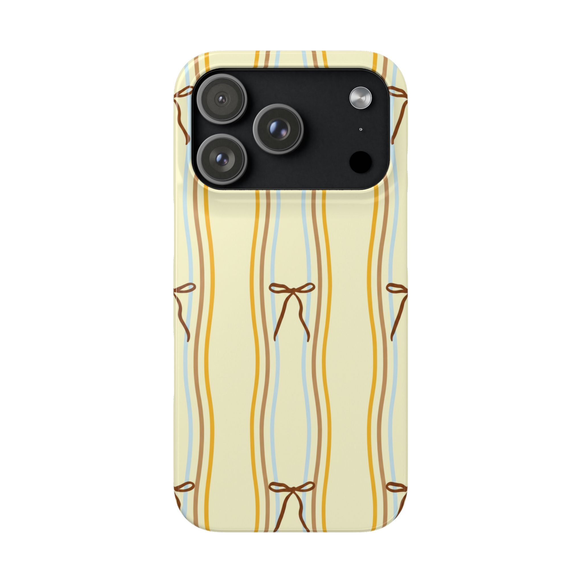 Bow Stripe Phone Case