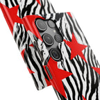 Retro Zebra Stars Phone Case
