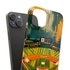 Abstract Baseball Stadium Phone Case