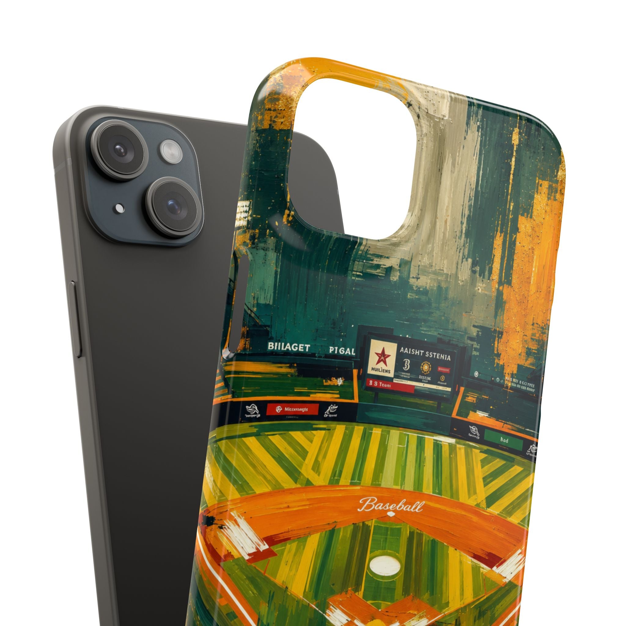 Abstract Baseball Stadium Phone Case