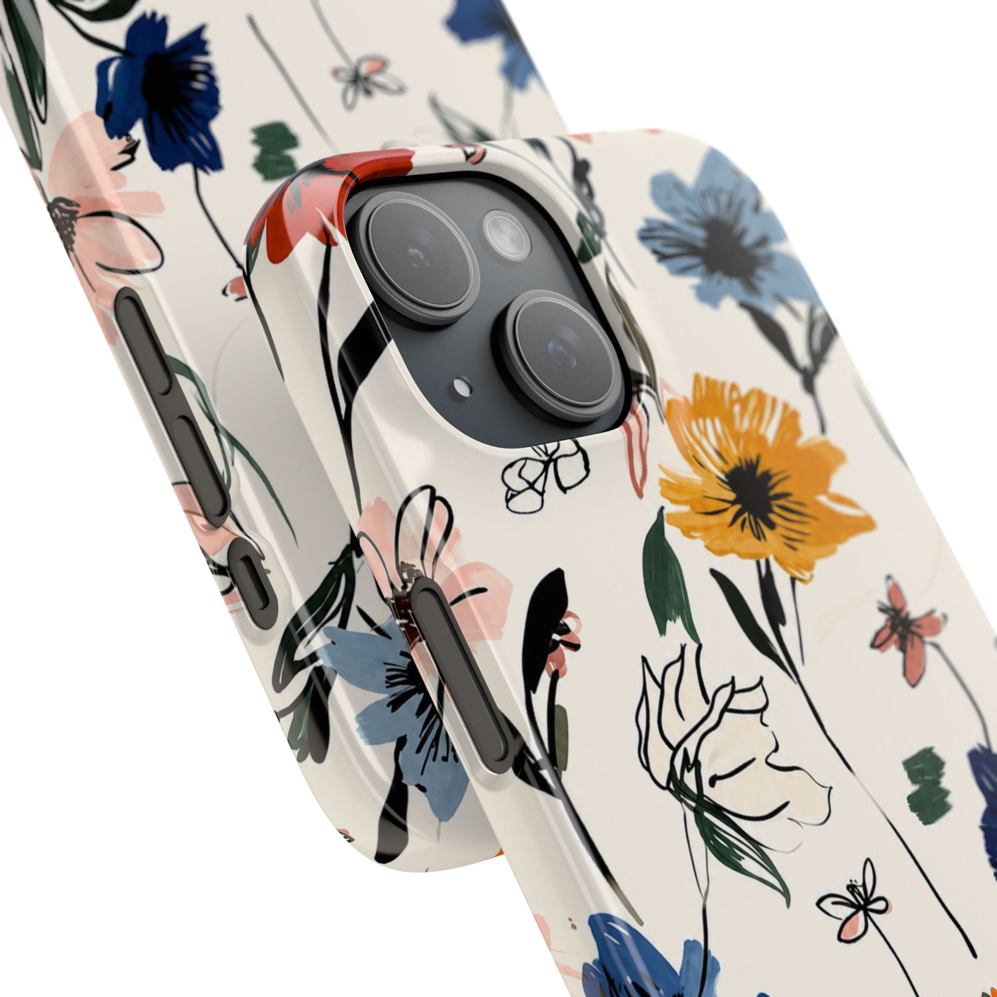 Wildflower Sketch Phone Case