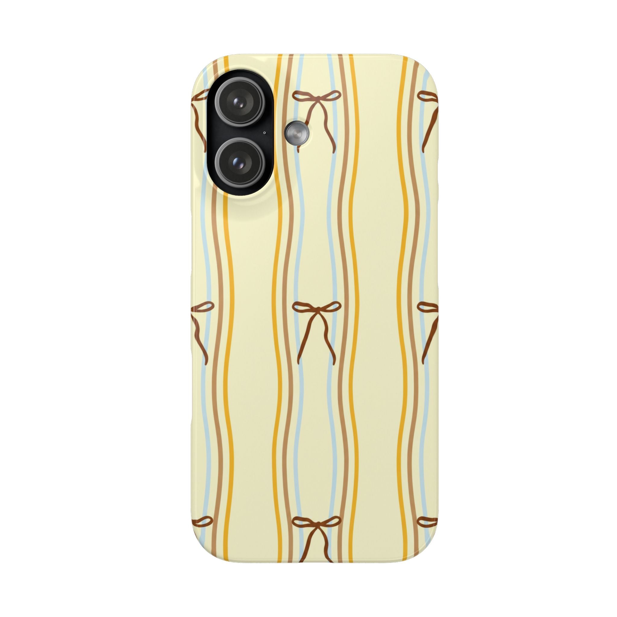 Bow Stripe Phone Case