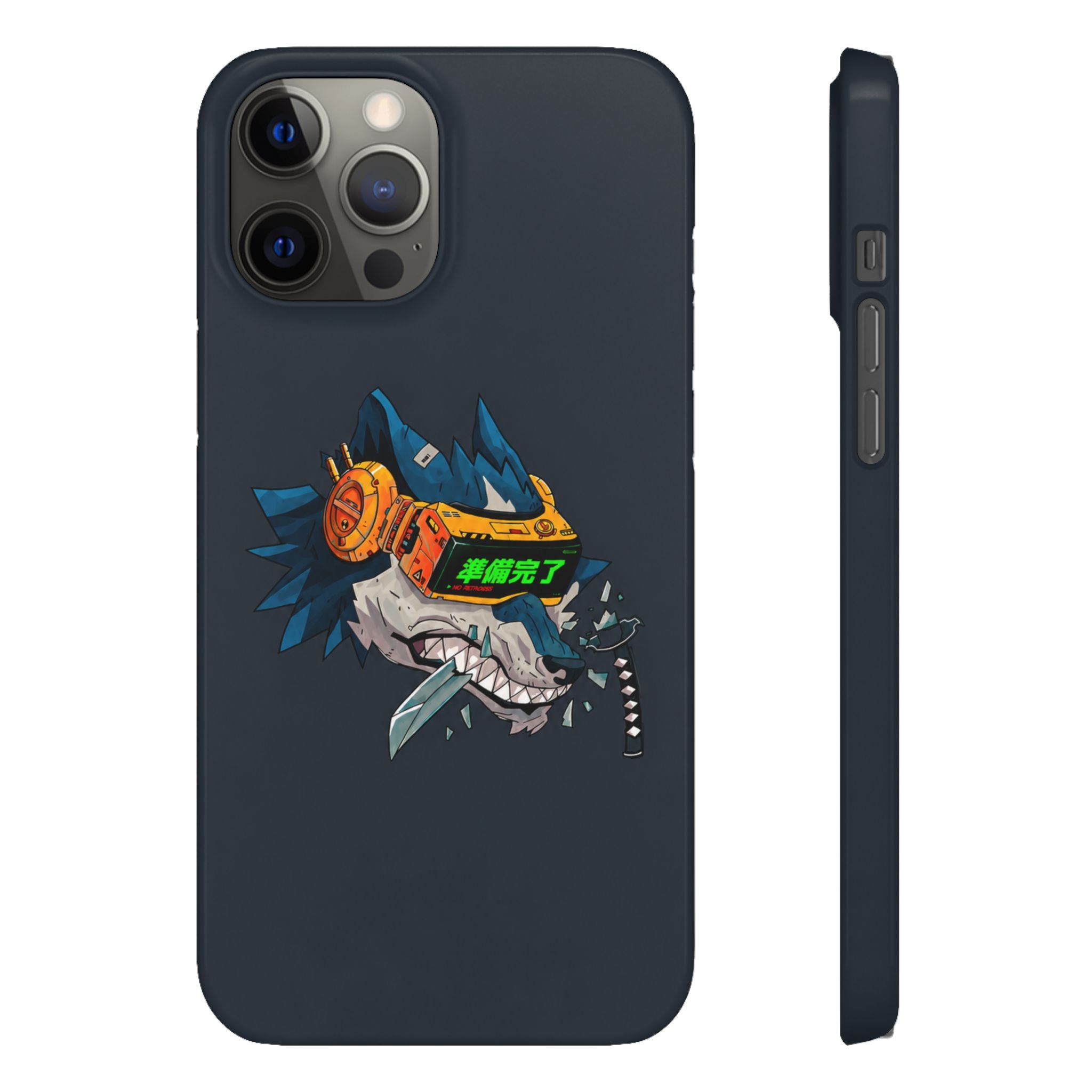 Cyberpunk Wolf Phone Case