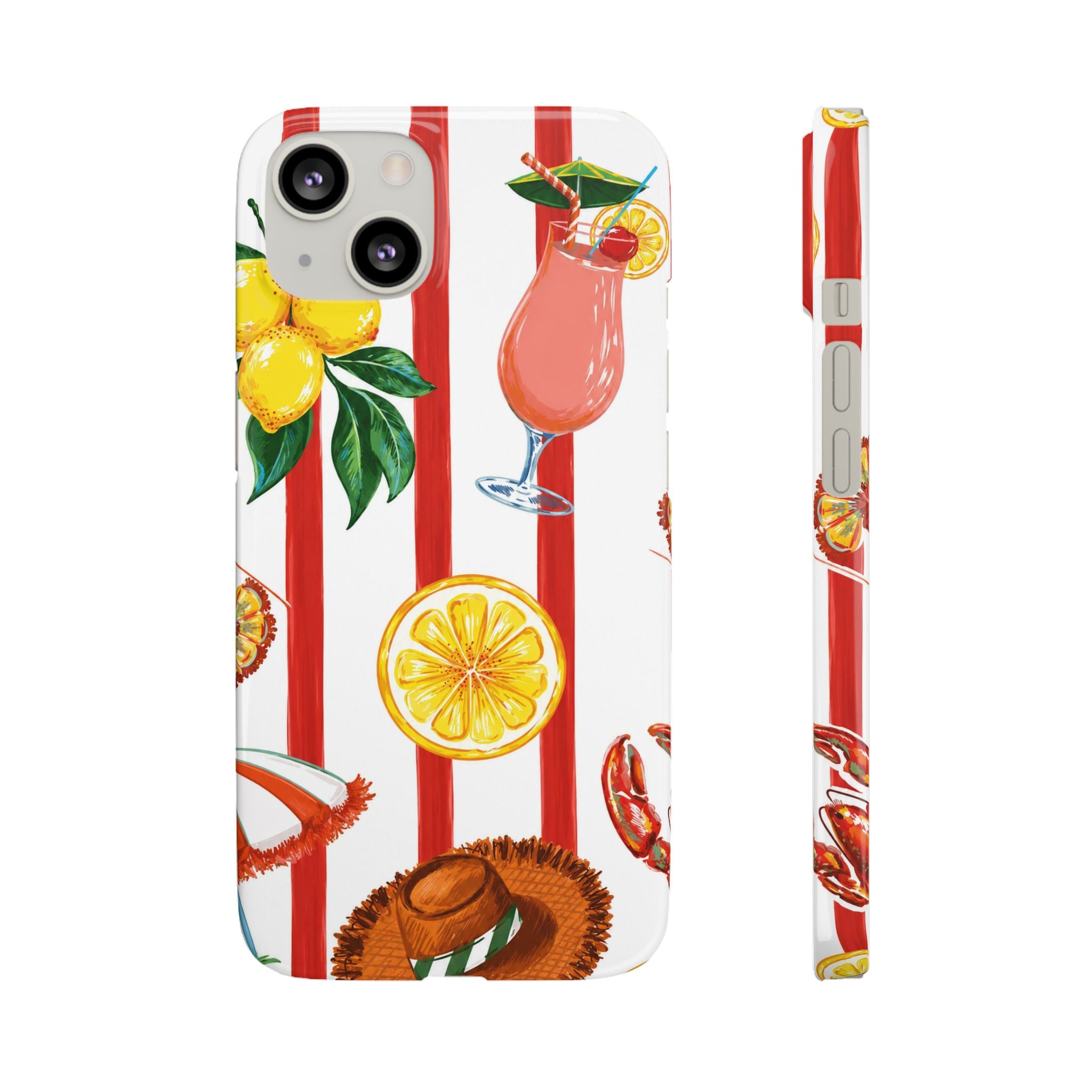 Lemon Coast – Summer Citrus Phone Case