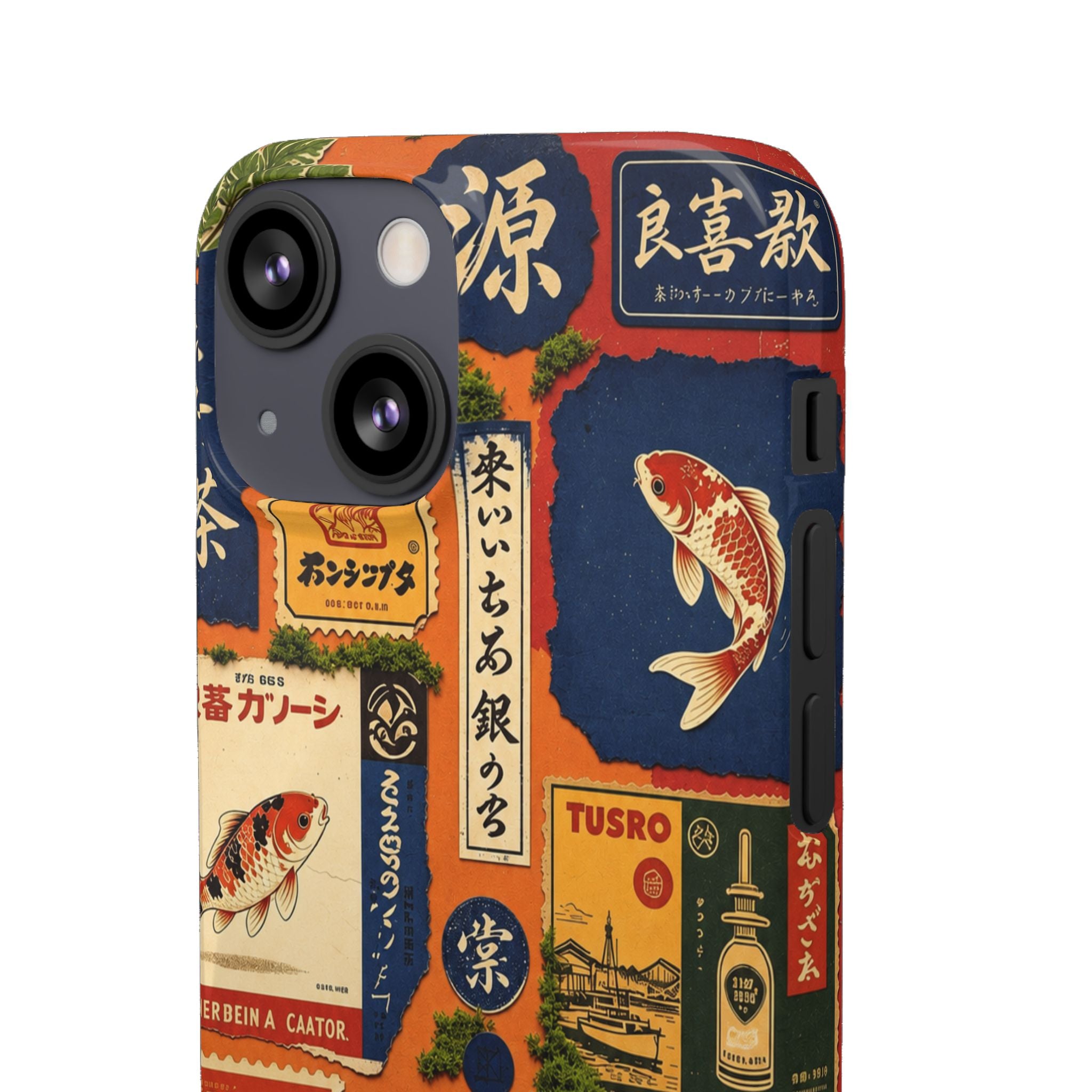 Vintage Japanese Koi Phone Case