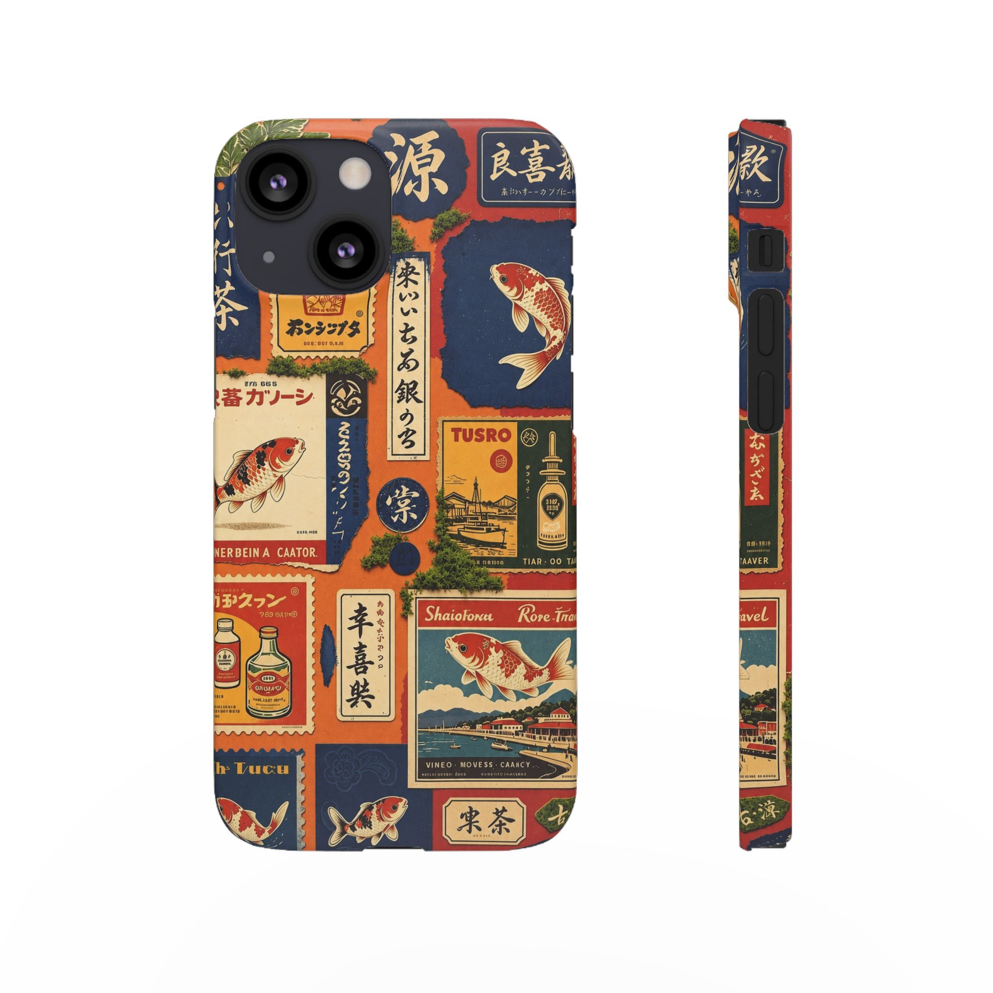 Vintage Japanese Koi Phone Case