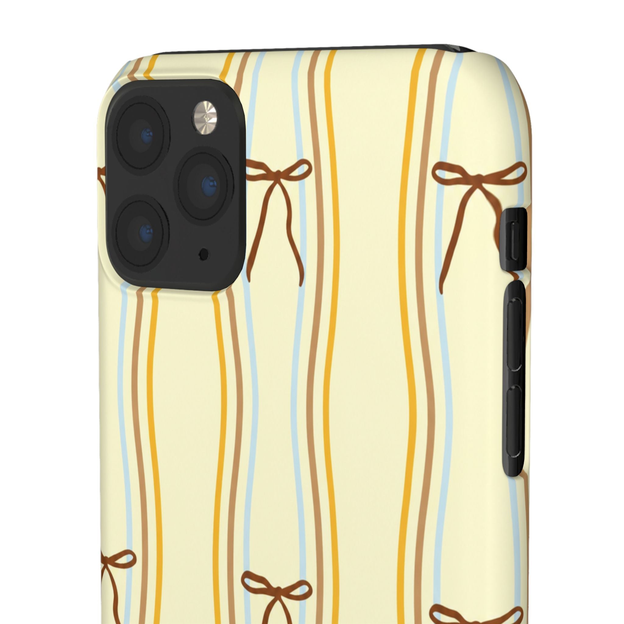 Bow Stripe Phone Case