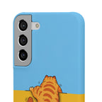 Peekaboo Orange Cat Phone Case