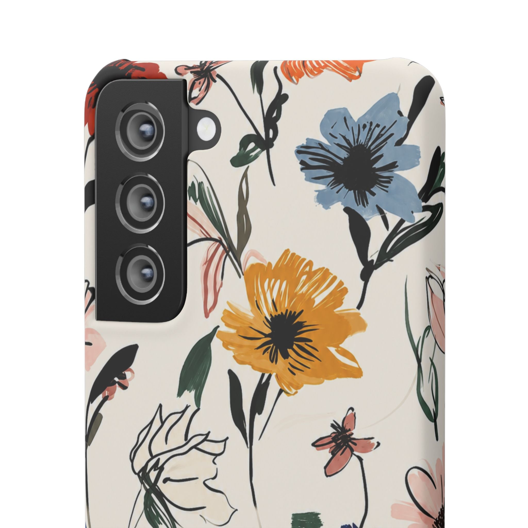 Wildflower Sketch Phone Case