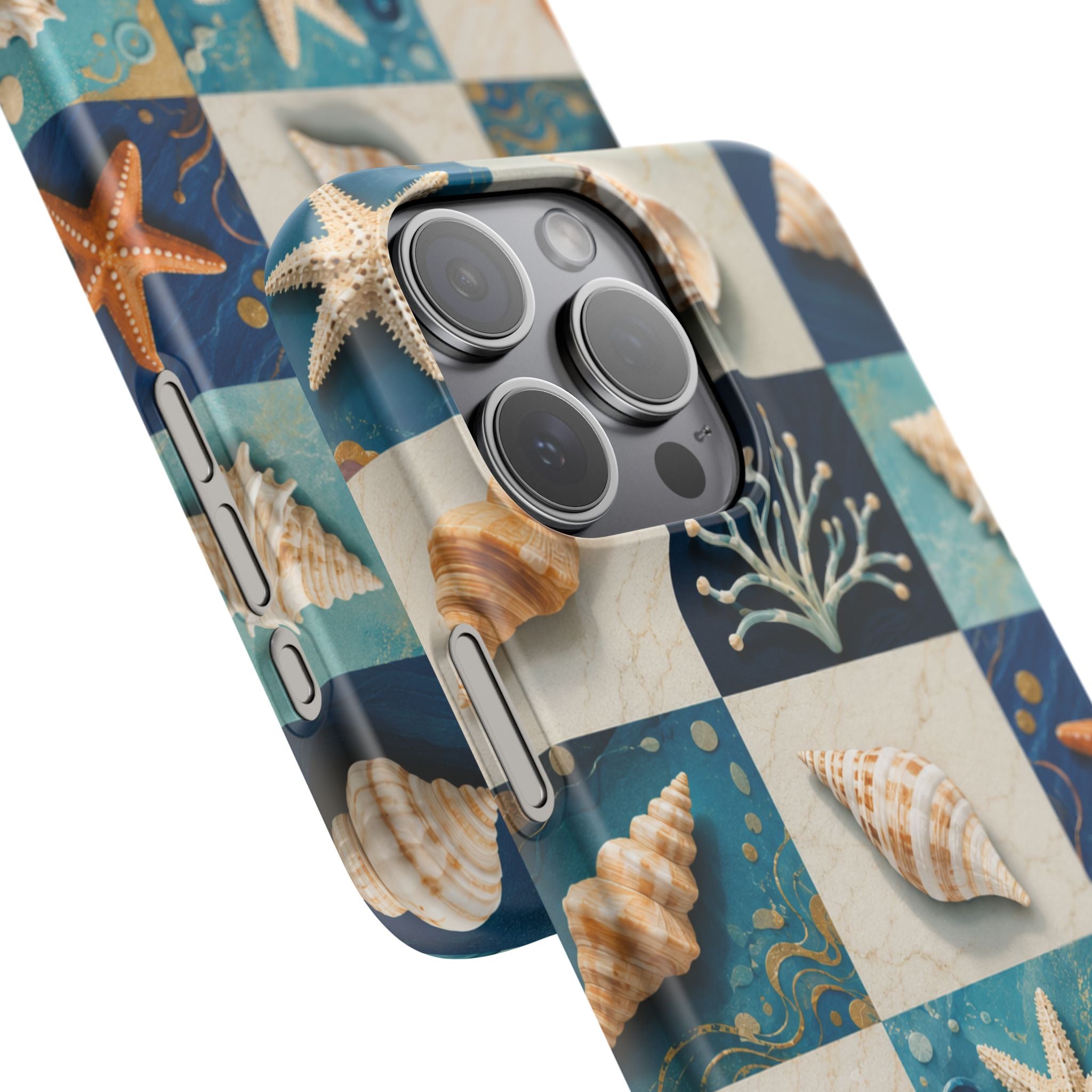 Coastal Seashell Mosaic Phone Case